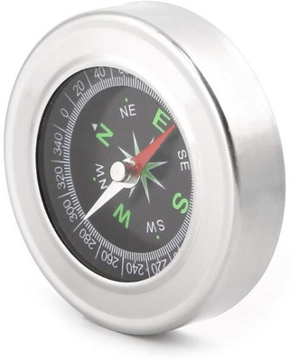 ERetailMart SUPER BIG Professional Multifunction High Accuracy Waterproof Compass (SILVER) Compass(Silver)