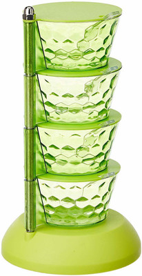 NMS TRADERS Plastic Pickle Jar  - 1 L(Multicolor)