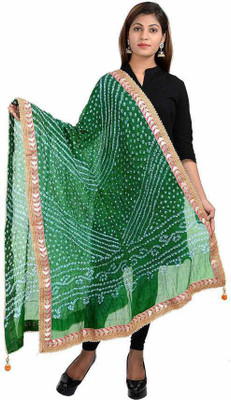 raj-rajeshwari collection Art Silk Printed Women Dupatta