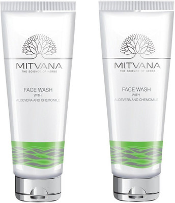 Mitvana  with Aloe Vera & Chamomile (Pack of 2) Face Wash(100 ml)