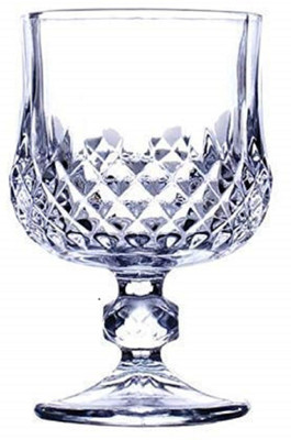 K AND D BROTHERS (Pack of 6) Crystal Sherry Brandy Cognac Snifter Glasses, Crystal Glass Glass Set Wine Glass(210 ml, Glass, Clear)