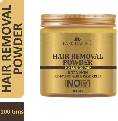 PARK DANIEL Premium Hair Removal Powder- For Easy Hair Removal with No Rics & No Pain(100 gms) Wax(100 g)