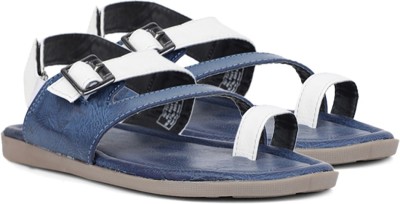 Bata Boys Buckle Flats(Blue , 8-9 Years)