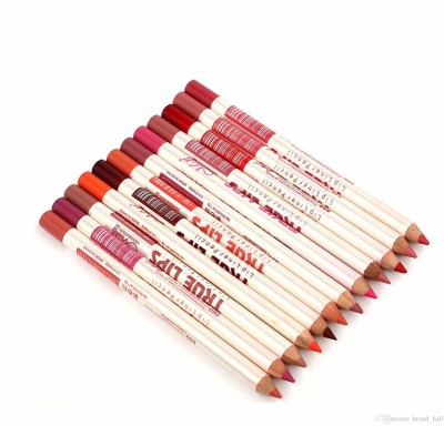 Lele True lips lip liner pencils 12 pcs(Multicolor Shade)
