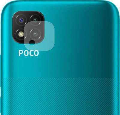Clickbit Back Camera Lens Glass Protector for Poco C3(Pack of: 1)