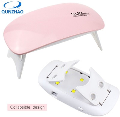 SUNmini Nails Polish Drayer Machine Mini Foldable Gel Based Nail Paint Dryer Nail Polish Dryer (UV Power 6 W) Nail Polish Dryer(UV Power 6 mW)