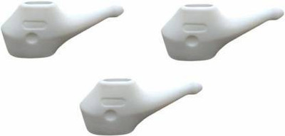 YOGSADHAK Plastic White Neti Pot(250 ml)
