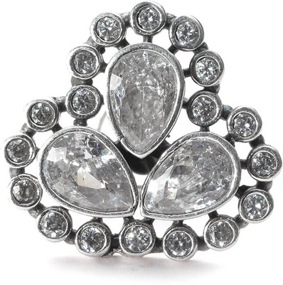 jsaj Zircon Sterling Silver Plated Sterling Silver Nose Stud
