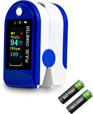 Flipkart SmartBuy Health Plus Pulse Oximeter with batteries (Blue)