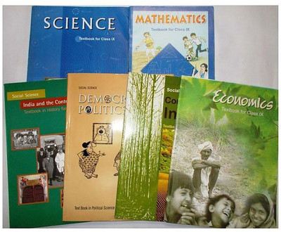NCERT BOOK FOR ECONOMICS, HISTORY, GEOGRAPHY, POLITICS ,MATHMETICS, SCIENCE CLASS 9th (IX) IN COMBO PACK(Paper, NCERT)