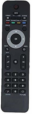 Haimac LCD/LED Remote No.URC33, Compatible for  LCD/LED TV Remote Control Philips Remote Controller(Black)