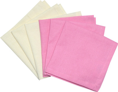 Glus Roti Chapati cover Solid Roti Square Flap Cover(Multicolor, 6)