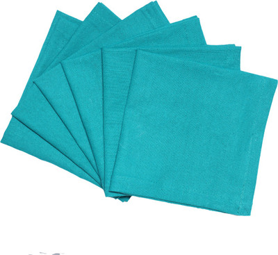 Glus Solid Roti Square Flap Cover(Green, 6)