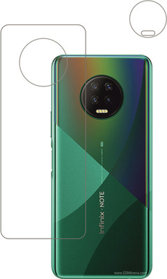Vatsin Back Screen Guard for Infinix Note 7(Pack of 2)