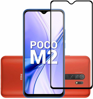 MD SmartBuy Edge To Edge Tempered Glass for POCO M2(Pack of 1)
