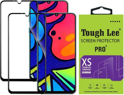 TOUGH LEE Edge To Edge Tempered Glass for Samsung Galaxy F41, Samsung Galaxy M31, Samsung Galaxy M21, Samsung Galaxy M30s, Samsung Galaxy M30, Samsung Galaxy M31 Prime, Samsung Galaxy M21 2021 Edition(Pack of 2)
