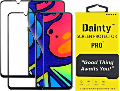 Dainty Edge To Edge Tempered Glass for Samsung Galaxy F41, Samsung Galaxy M31, Samsung Galaxy M21, Samsung Galaxy M30s, Samsung Galaxy M30, Samsung Galaxy M31 Prime(Pack of 2)