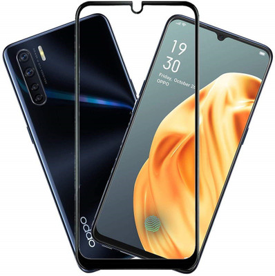 XRENGTH Edge To Edge Tempered Glass for Oppo F15(Pack of 1)