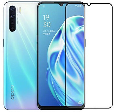 XRENGTH Edge To Edge Tempered Glass for Oppo F15(Pack of 1)