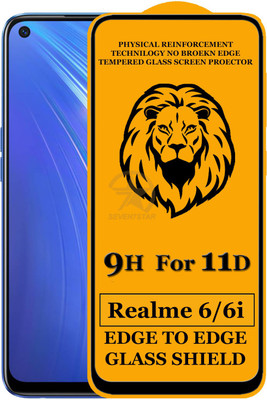 SEVEN7STAR Tempered Glass Guard for Realme 6(Pack of 1)