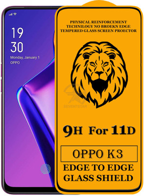 11D Edge To Edge Tempered Glass for OPPO K3(Pack of 1)