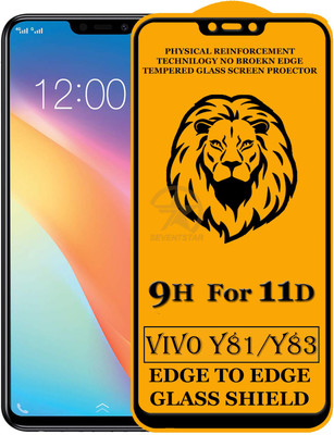 11D Edge To Edge Tempered Glass for Vivo Y81(Pack of 1)