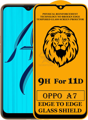 HQ Protection Tempered Glass Guard for Oppo A7(Pack of 1)