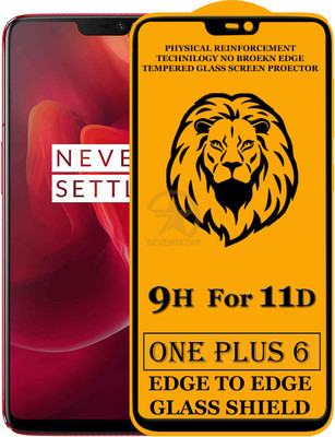 SEVEN7STAR Tempered Glass Guard for OnePlus 6(Pack of 1)
