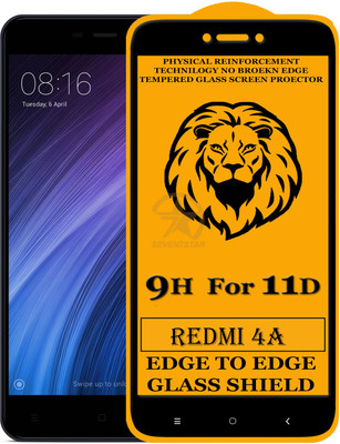Pluto Edge To Edge Tempered Glass for Mi Redmi 4A(Pack of 1)