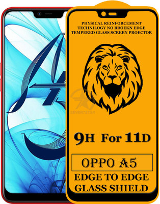 HQ Protection Tempered Glass Guard for Oppo A5(Pack of 1)
