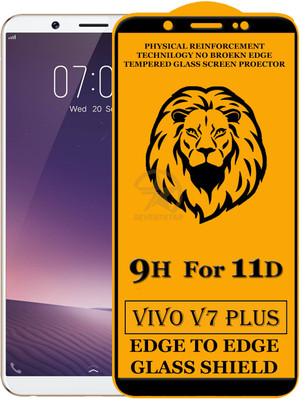 SEVEN7STAR Tempered Glass Guard for VIVO V7 Plus(Pack of 1)