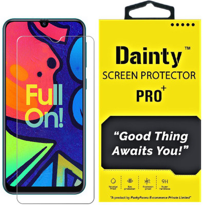 Dainty Tempered Glass Guard for Samsung Galaxy F41, Samsung Galaxy M31, Samsung Galaxy M21, Samsung Galaxy M30s, Samsung Galaxy M30, Samsung Galaxy M31 Prime, Samsung Galaxy M21 2021 Edition(Pack of 1)