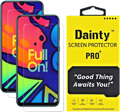 Dainty Tempered Glass Guard for Samsung Galaxy F41, Samsung Galaxy M31, Samsung Galaxy M21, Samsung Galaxy M30s, Samsung Galaxy M30, Samsung Galaxy M31 Prime, Samsung Galaxy M21 2021 Edition(Pack of 2)
