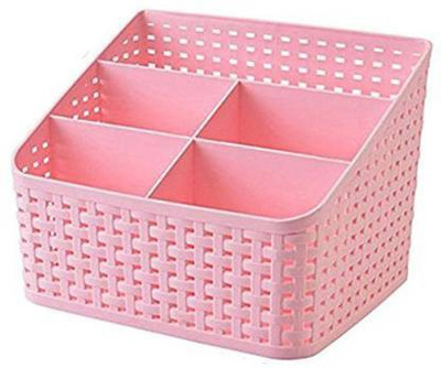 4square Plastic Storage Basket(Pack of 1)