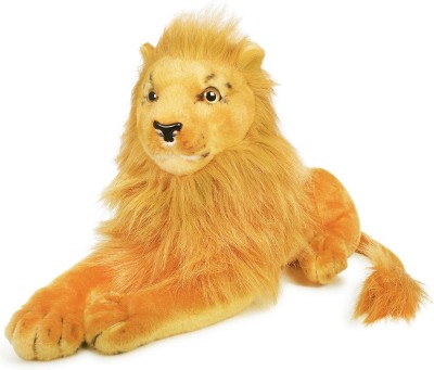 Kraftix Brown Babbar Sher Lion Stuffed Plush Soft Toy Doll Teddy Bear Animal For Girls Boys Kids Baby Car Birthday Home Decoration Cute Lovely  - 49 cm(Multicolor)