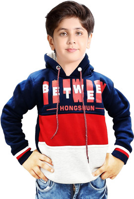 AD & AV Full Sleeve Color Block Boys Sweatshirt