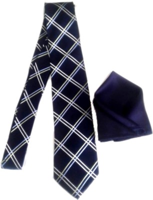 Mentiezi Checkered Tie(Pack of 2)