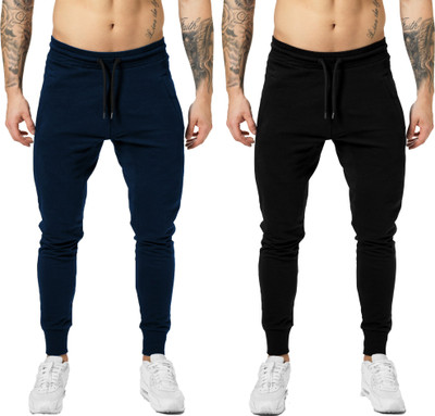 JUGULAR Solid Men Multicolor Track Pants