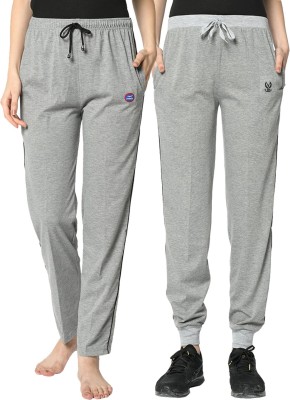 VIMAL JONNEY Solid Women Grey Track Pants