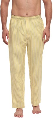 FTX Striped Men Yellow, Grey Track Pants