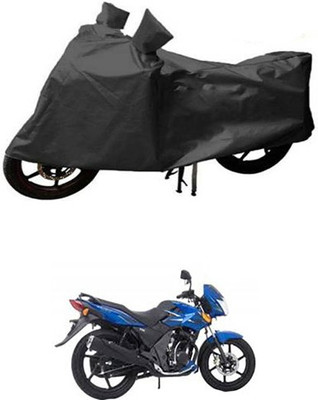 A+ RAIN PROOF Two Wheeler Cover for TVS(Flame SR125, Black)