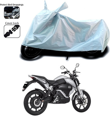 SEBONGO Waterproof Two Wheeler Cover for Revolt(Silver)