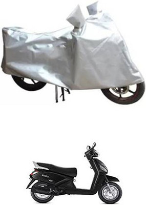 A+ RAIN PROOF Two Wheeler Cover for Mahindra(Silver)