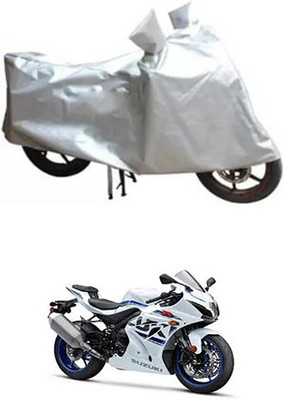 A+ RAIN PROOF Two Wheeler Cover for Suzuki(Silver)