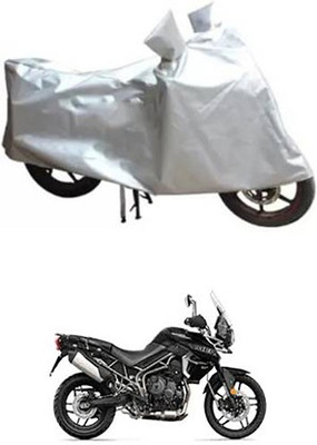 Royalrich Two Wheeler Cover for Triumph(Tiger 800 XR, Silver)