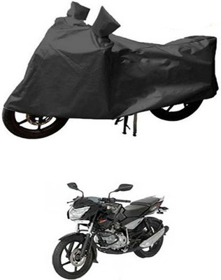 Royalrich Two Wheeler Cover for Bajaj(Pulsar 135 LS DTS-i, Grey)