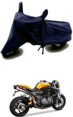A+ RAIN PROOF Two Wheeler Cover for DSK Benelli(Blue)