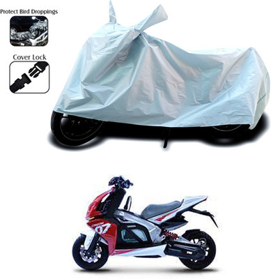 SEBONGO Waterproof Two Wheeler Cover for TVS(Silver)