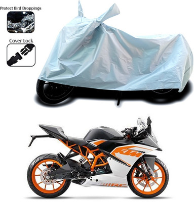SEBONGO Waterproof Two Wheeler Cover for KTM(Silver)