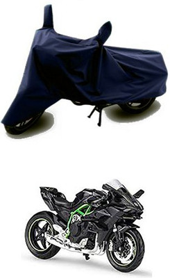 A+ RAIN PROOF Two Wheeler Cover for Kawasaki(Ninja, Blue)